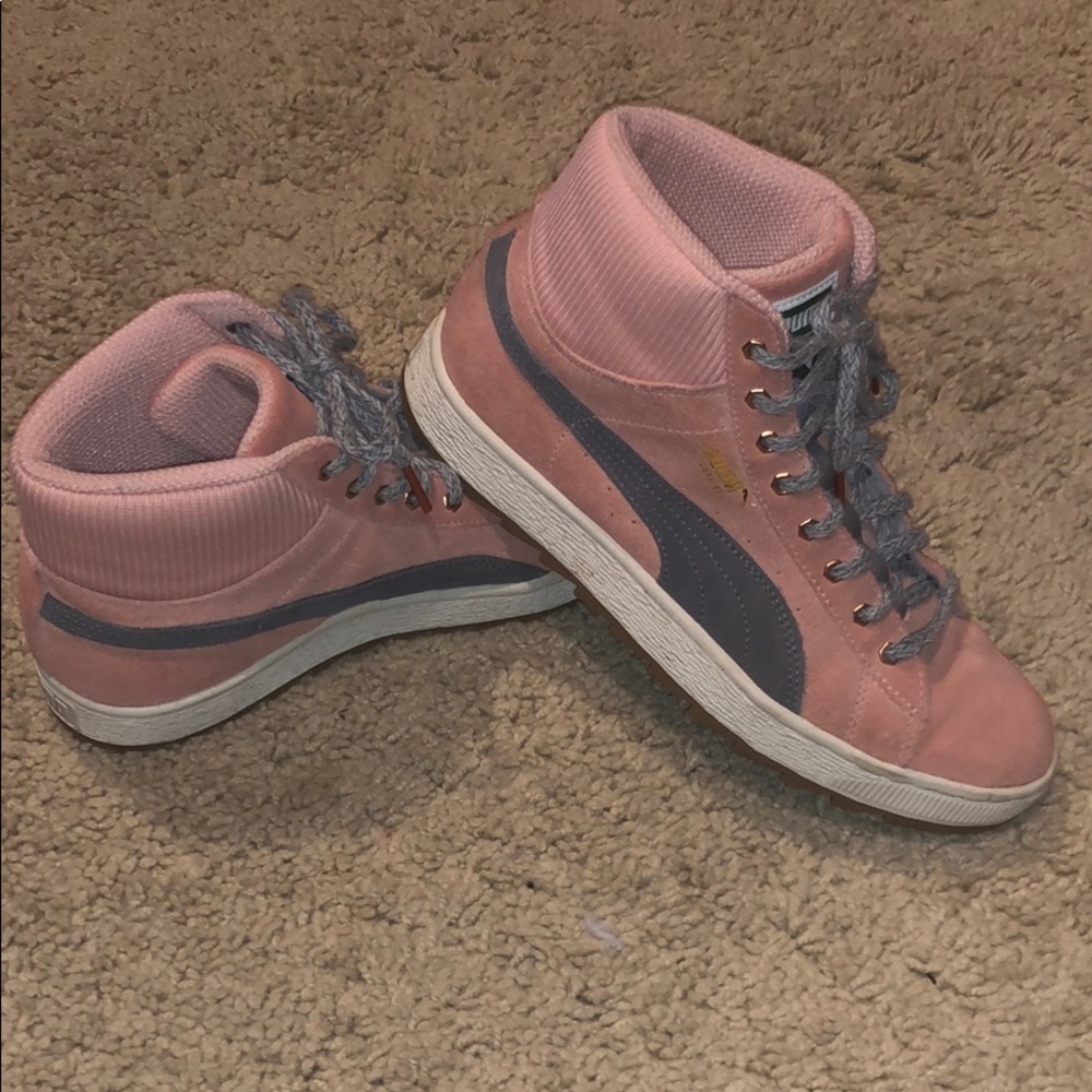 Puma high top shoes
